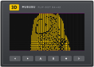 Flip-dot board